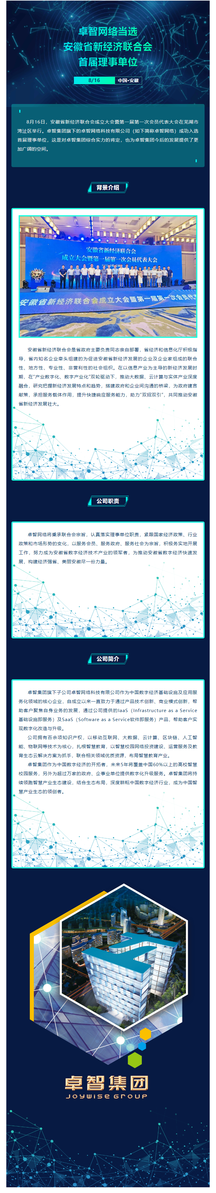 卓智網(wǎng)絡(luò )當選安徽省新經(jīng)濟聯(lián)合會(huì )首屆理事單位.png